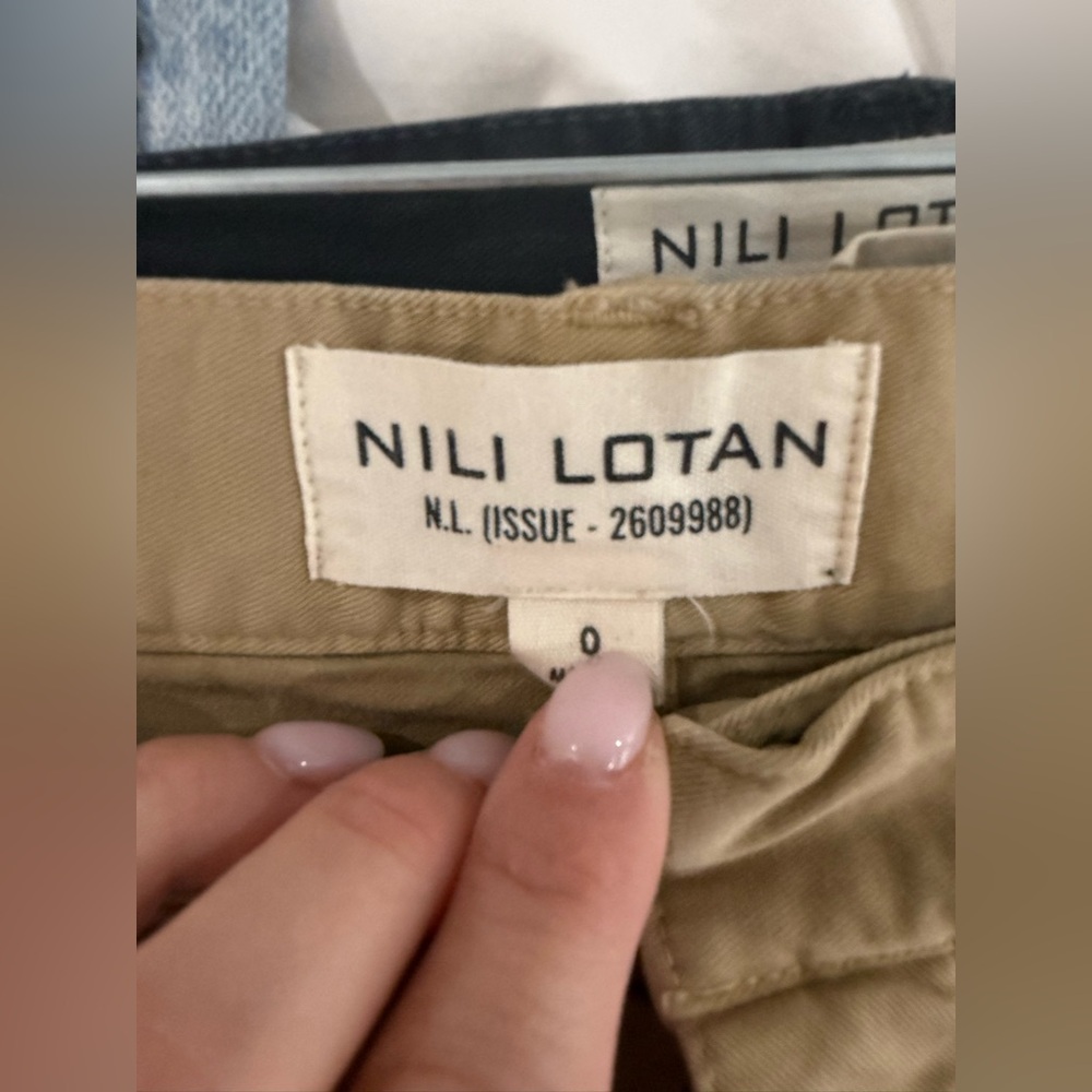 Nili Lotan Shon khaki pants, 0 - Picture 3 of 3